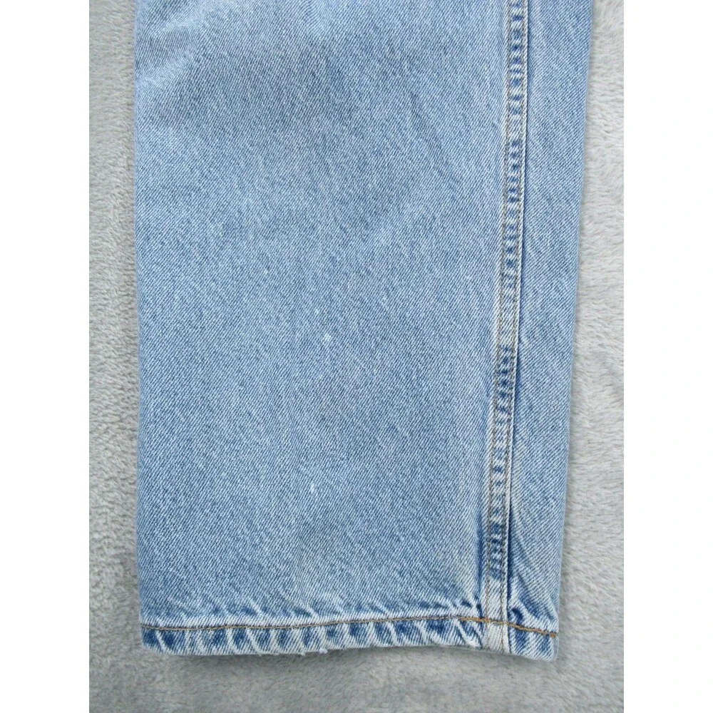 Levis Relaxed Fit Jeans Men's Size 40x29 (Actual 29 x27) Light Wash Blue Y2K